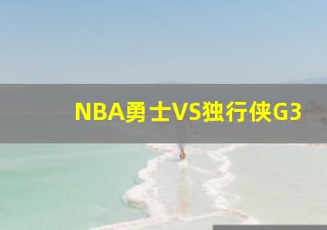 NBA勇士VS独行侠G3