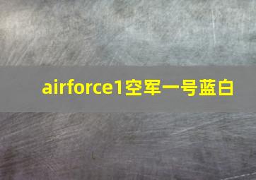 airforce1空军一号蓝白