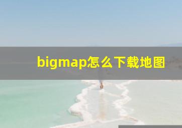 bigmap怎么下载地图