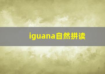 iguana自然拼读