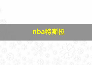 nba特斯拉