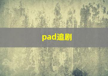 pad追剧