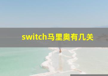 switch马里奥有几关