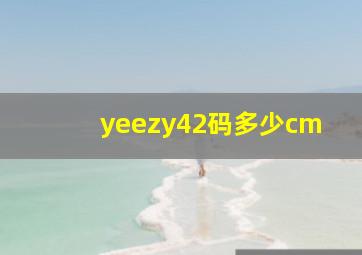 yeezy42码多少cm