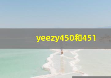 yeezy450和451