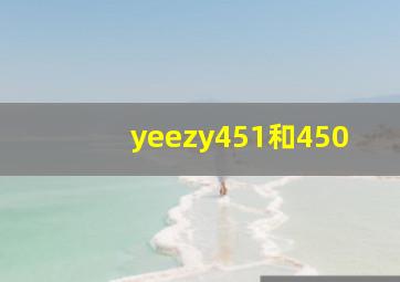 yeezy451和450