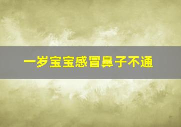 一岁宝宝感冒鼻子不通