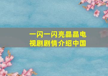 一闪一闪亮晶晶电视剧剧情介绍中国