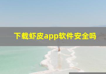 下载虾皮app软件安全吗