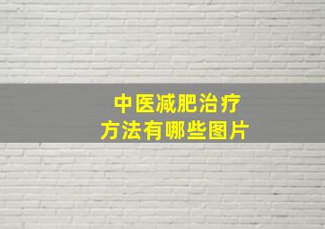 中医减肥治疗方法有哪些图片