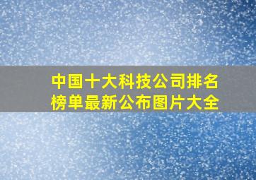 中国十大科技公司排名榜单最新公布图片大全