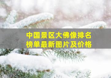 中国景区大佛像排名榜单最新图片及价格