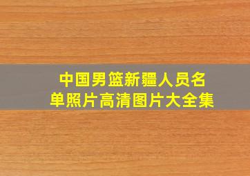 中国男篮新疆人员名单照片高清图片大全集