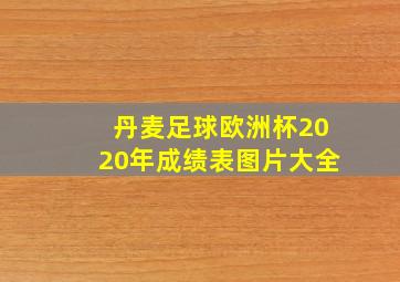 丹麦足球欧洲杯2020年成绩表图片大全