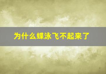 为什么蝶泳飞不起来了