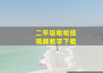 二年级啦啦操视频教学下载