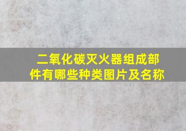 二氧化碳灭火器组成部件有哪些种类图片及名称