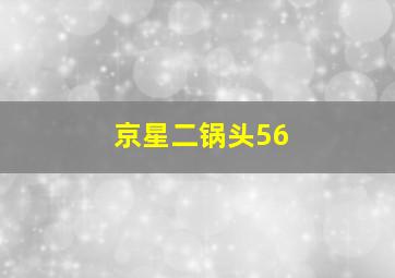 京星二锅头56