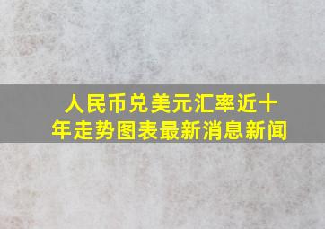 人民币兑美元汇率近十年走势图表最新消息新闻