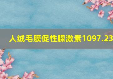 人绒毛膜促性腺激素1097.23