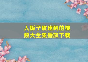 人贩子被逮到的视频大全集播放下载