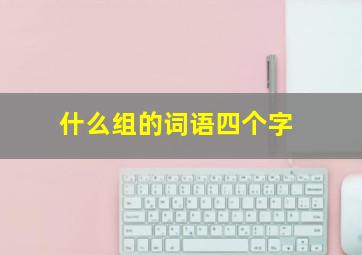 什么组的词语四个字