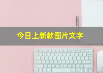 今日上新款图片文字