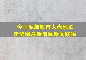 今日深圳股市大盘涨跌走势图最新消息新闻联播