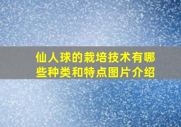 仙人球的栽培技术有哪些种类和特点图片介绍