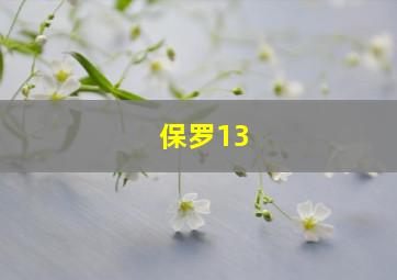 保罗13