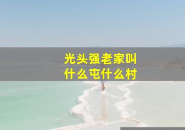 光头强老家叫什么屯什么村