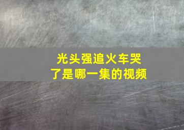 光头强追火车哭了是哪一集的视频