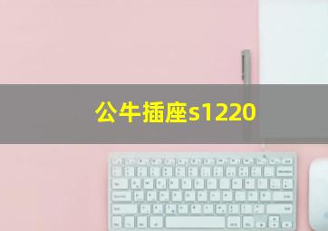 公牛插座s1220