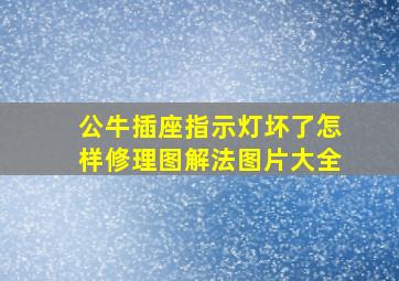 公牛插座指示灯坏了怎样修理图解法图片大全