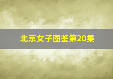 北京女子图鉴第20集