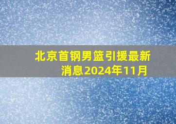 北京首钢男篮引援最新消息2024年11月