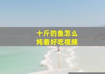 十斤的鱼怎么炖着好吃视频