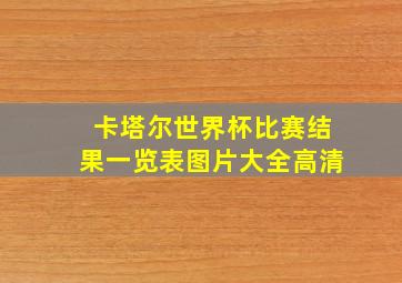 卡塔尔世界杯比赛结果一览表图片大全高清