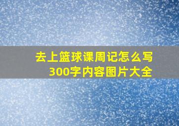 去上篮球课周记怎么写300字内容图片大全