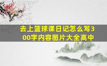 去上篮球课日记怎么写300字内容图片大全高中