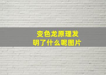 变色龙原理发明了什么呢图片