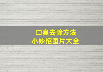 口臭去除方法小妙招图片大全