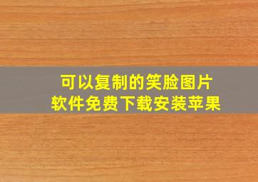 可以复制的笑脸图片软件免费下载安装苹果