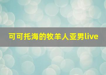 可可托海的牧羊人亚男live