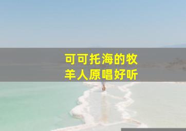 可可托海的牧羊人原唱好听