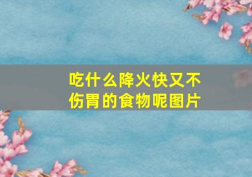 吃什么降火快又不伤胃的食物呢图片