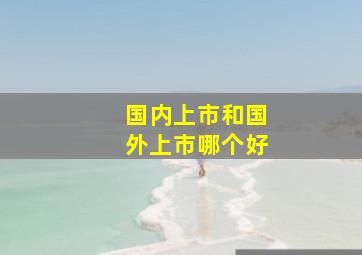 国内上市和国外上市哪个好