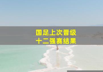 国足上次晋级十二强赛结果