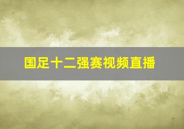 国足十二强赛视频直播