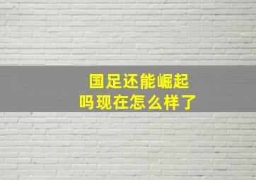 国足还能崛起吗现在怎么样了